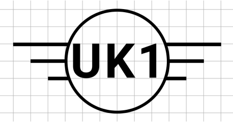 UK1 class identification label for a class UK1 unmanned aircraft system